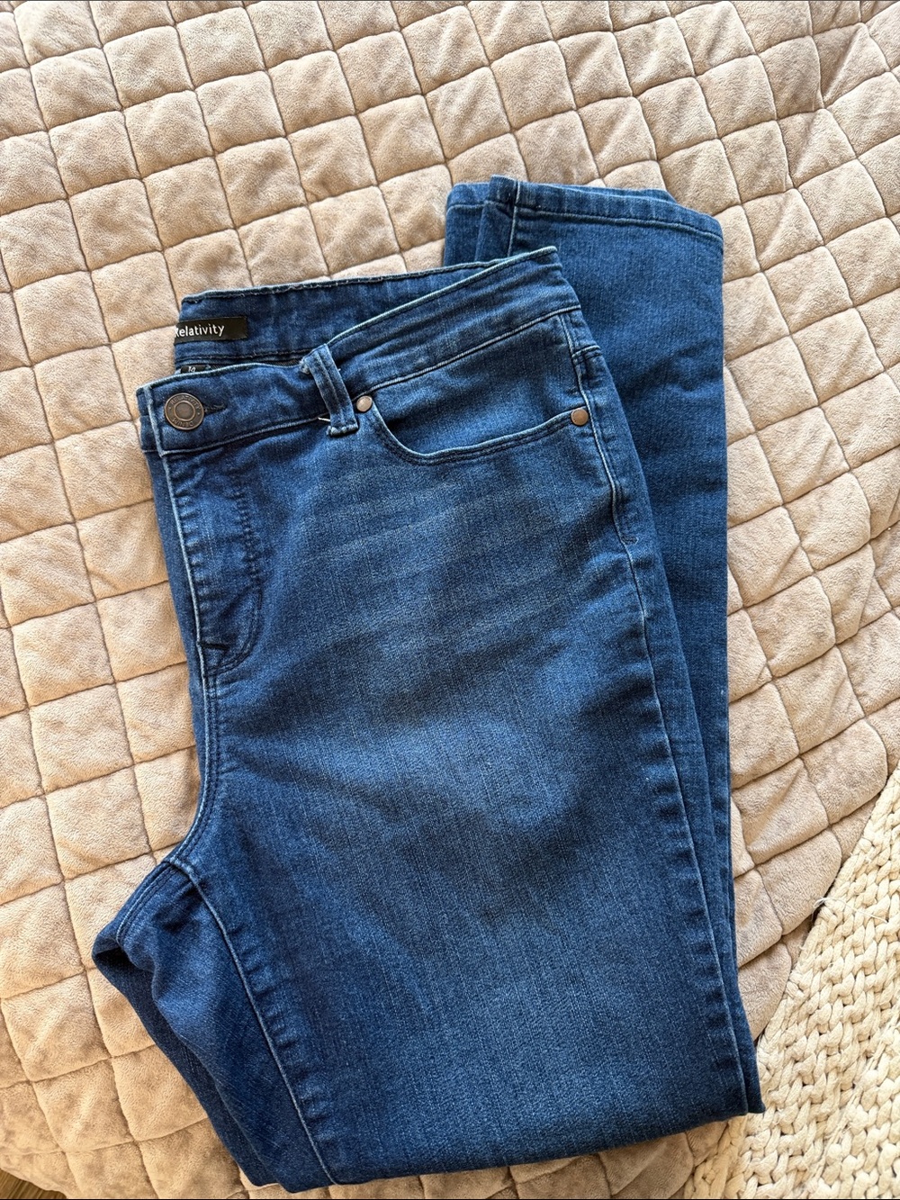 Relativity Indigo Stretch Skinny Jeans